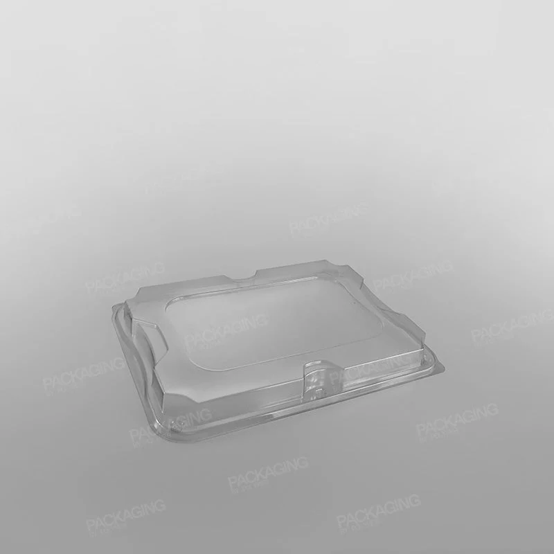 7 Compartment Black Plastic Platter Base & Lids - Image 4