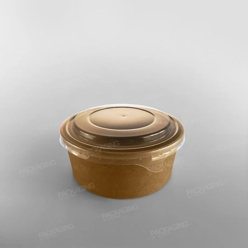 Hippo Paper Food Bowl - Kraft - Image 6