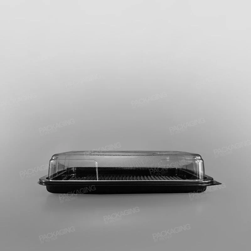 Plastic Rectangular Platter - Black Base - Image 3